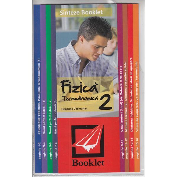 Sinteze booklet fizica 2: Termodinamica - Hripsime Ceamurian, editura Booklet