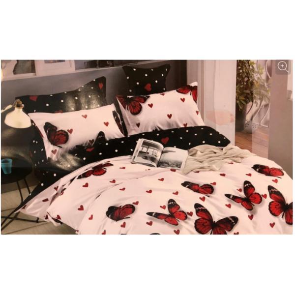 Set lenjerie de pat - 6 piese - 100% bumbac romaneasca 2 - fabricat in romania