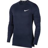 Bluza barbati Nike Pro Men's Tight-Fit Long-Sleeve BV5588-452, M, Albastru