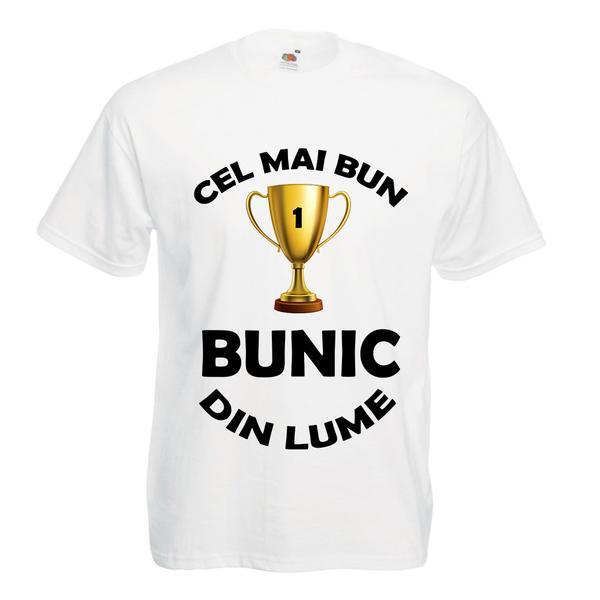 Tricou mesaj cel mai bun bunic, xl