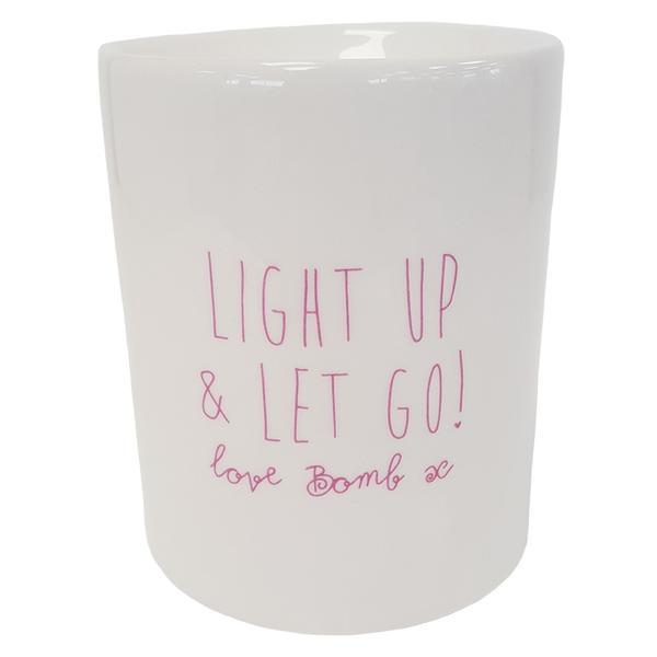 Vas aromatizor ceramica Light Up & Let Go Bomb Cosmetics