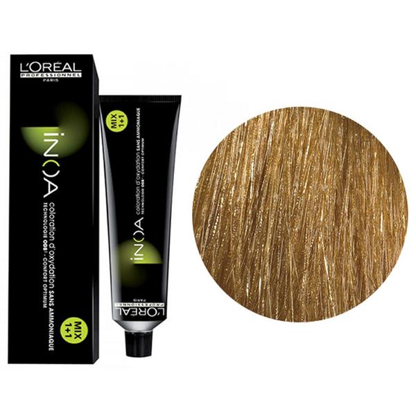 Vopsea de Par Demi-permanentac L&#039;Oreal Professionnel Inoa 8.34 Light Golden Copper Blonde, 60 ml