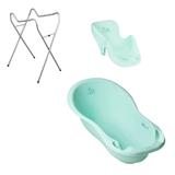 Set pachet cadita verde KR 102 cm + suport anatomic si suport universal