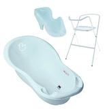 Set cadita Duck Albastru 86 cm + suport metalic + suport anatomic cadita