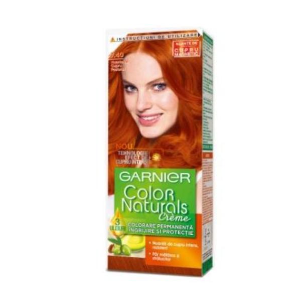 Vopsea de păr Garnier Color Naturals 7.40 Cupru Pasional, 110 ml