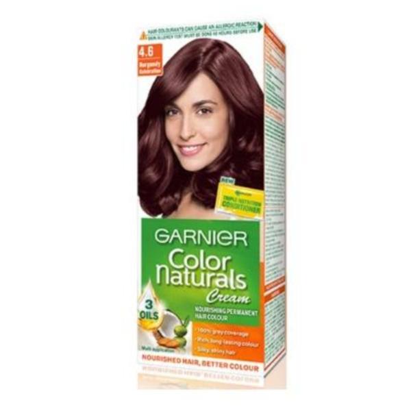 Vopsea de păr Garnier Color Naturals 4.6 Şaten Roşu, 110 ml