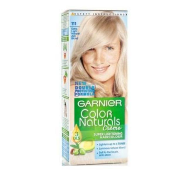 Vopsea de păr garnier color naturals 111 blond foarte foarte deschis cenușiu, 110 ml