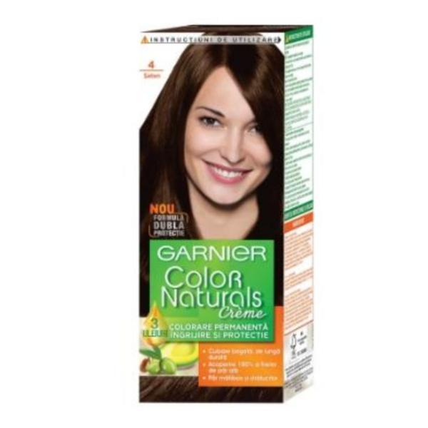 Vopsea de păr Garnier Color Naturals 4 Şaten, 110 ml