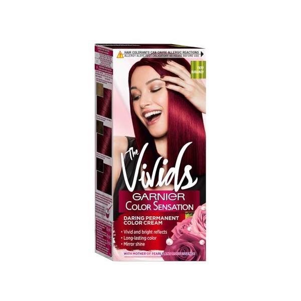 Vopsea de păr Garnier Color Sensation 4.62 Fiery Burgundy, 110 ml 110 imagine 2022