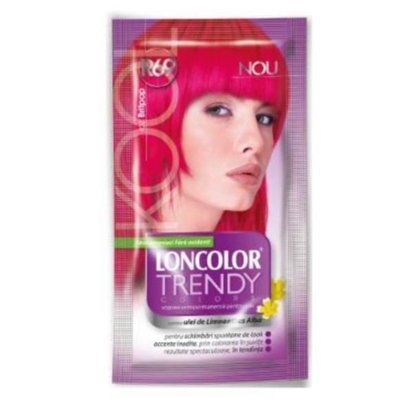 Vopsea de păr semipermanentă Loncolor Trendy Colors R69 Roz Britpop, 25 ml Amoniac poza noua reduceri 2022