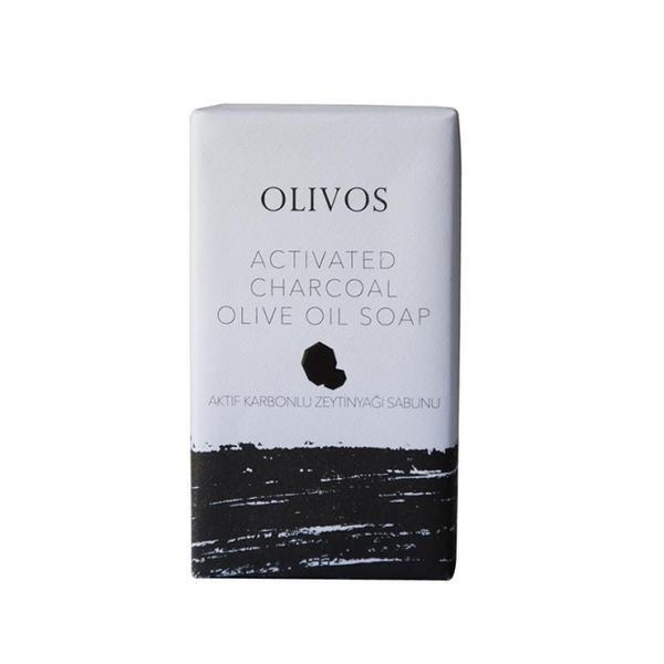 Sapun solid cu ulei de masline si carbune activ, anti-acnee Olivos 125g