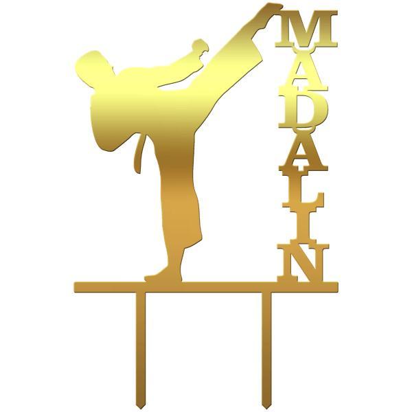 Cake topper personalizat nume madalin jk - tomvalk