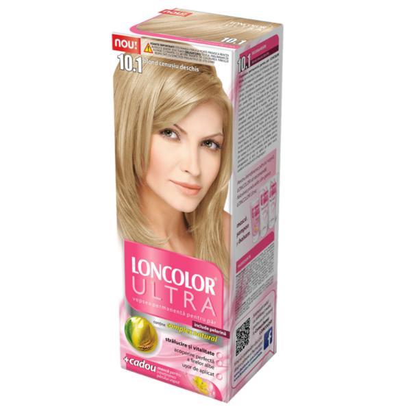 Vopsea de păr loncolor ultra 10.1 blond cenușiu deschis, 100 ml