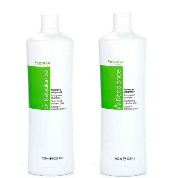 Pachet 2 x Sampon pentru Par Gras – Fanola Rebalance Anti Grease Shampoo, 1000 ml esteto.ro imagine noua