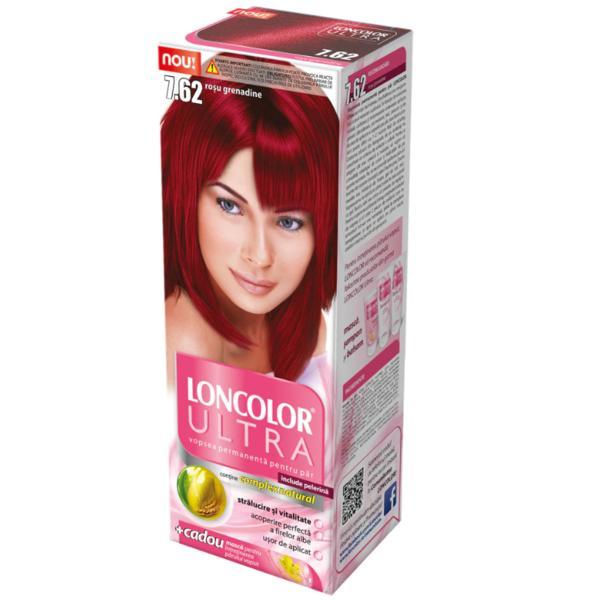 Vopsea de păr loncolor ultra 7.62 roșu grenadine, 100 ml
