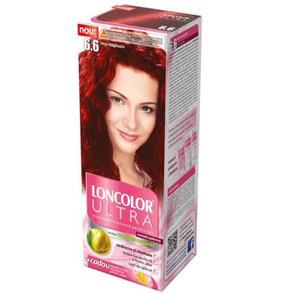 Vopsea de păr loncolor ultra 6.6 roșu exploziv, 100 ml