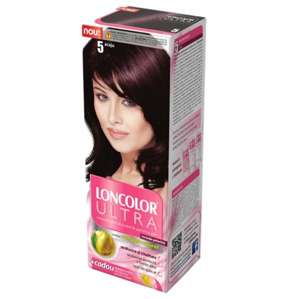 Vopsea de păr loncolor ultra 5 acaju, 100 ml