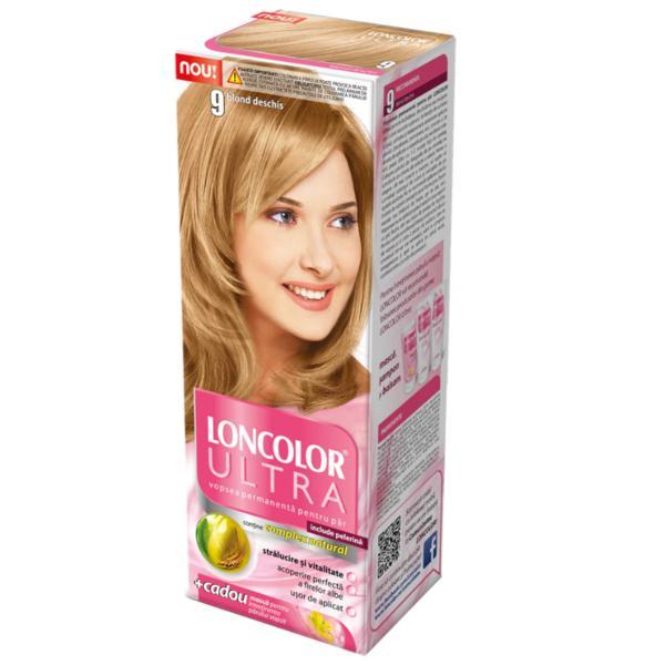 Vopsea de păr Loncolor Ultra 9 Blond Deschis, 100 ml esteto.ro
