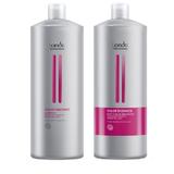 Pachet pentru Par Vopsit - Londa Professional Color Radiance: Sampon 1000 ml, Tratament 1000 ml