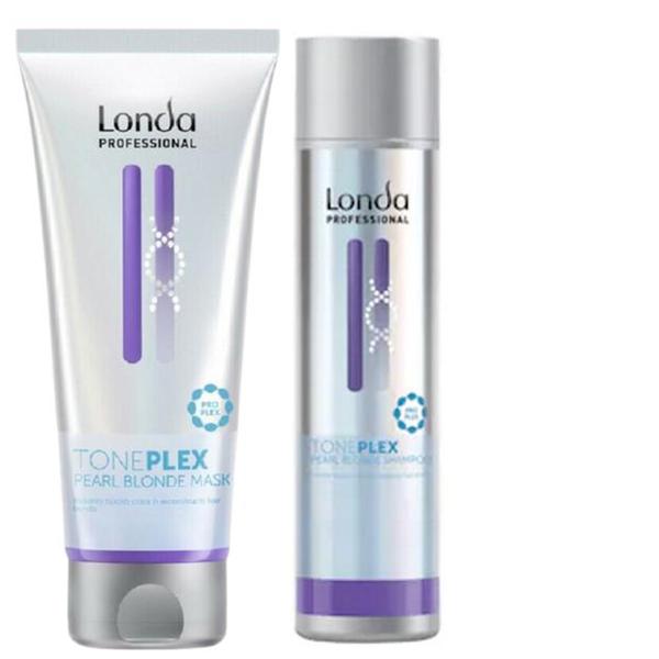 Pachet Nuantator Blond Perlat – Pearl Blonde Toneplex Londa Professional: Sampon 250 ml, Masca 200 ml esteto.ro Pachete Promo