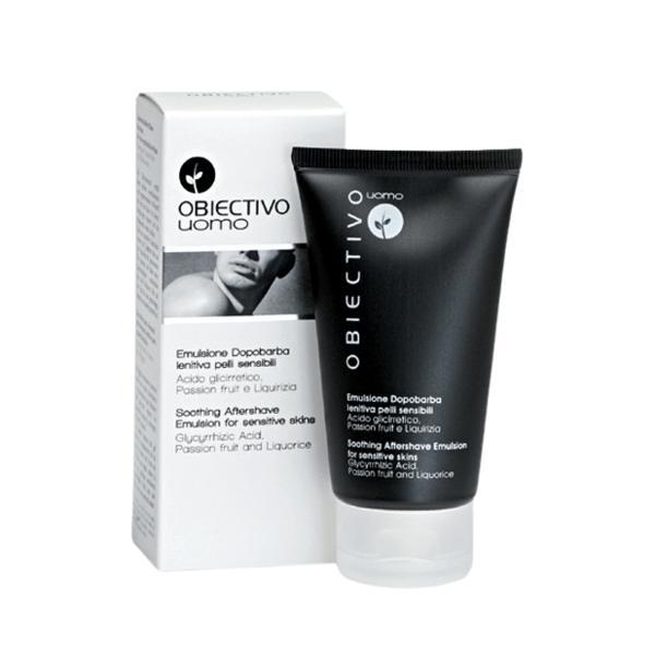 Lotiune bio dupa ras cu efect calmant, piele sensibila, obiectivo uomo, 75ml