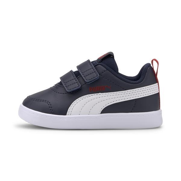 Pantofi sport copii puma courtflex v2 v inf 37154401, 26, albastru