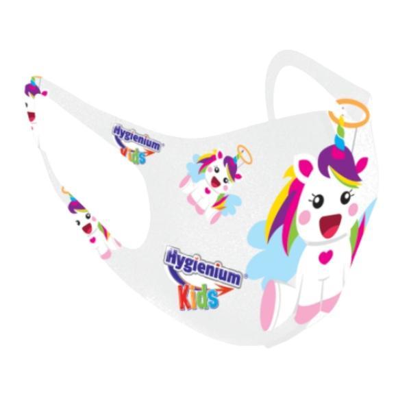 Masca pentru copii, reutilizabila, unicorn, hygienium