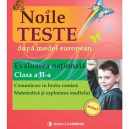 Evaluare nationala cls 2 noile teste dupa model european - cemelia sima, iuliana dulica, editura carminis