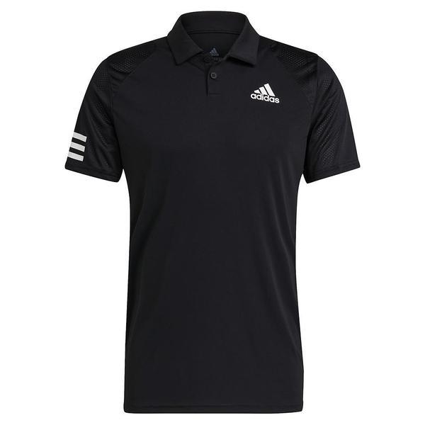 Tricou barbati adidas tennis club 3-stripes polo gl5421, s, negru