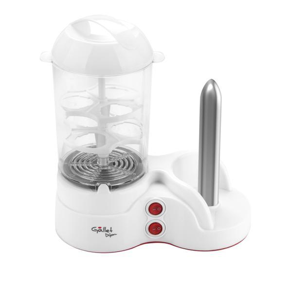 Aparat de preparat hot dog gallet gourmet mah50, 380 w, 1 tepusa, accesorii pentru oua