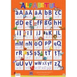 Plansa alfabetul, editura didactica publishing house