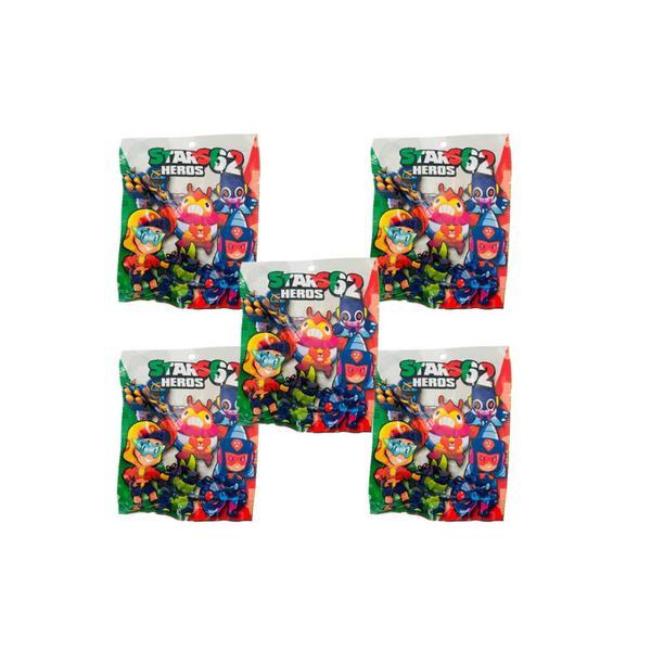 Kit 5 plicuri brawl stars sezon 62 cu figurina si cartonase surpriza, mistery box