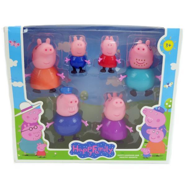 Set 6 figurine Peppa Pig