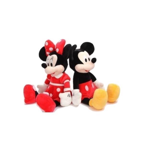 Set 2 plusuri Mickey si Minnie, 30 cm, cu melodii originale