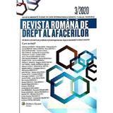 Revista Romana de Drept al Afacerilor Nr.3/2020, editura Wolters Kluwer