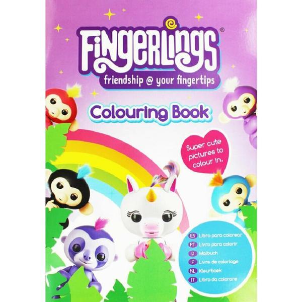 Fingerlings. carte de colorat, editura mediadocs
