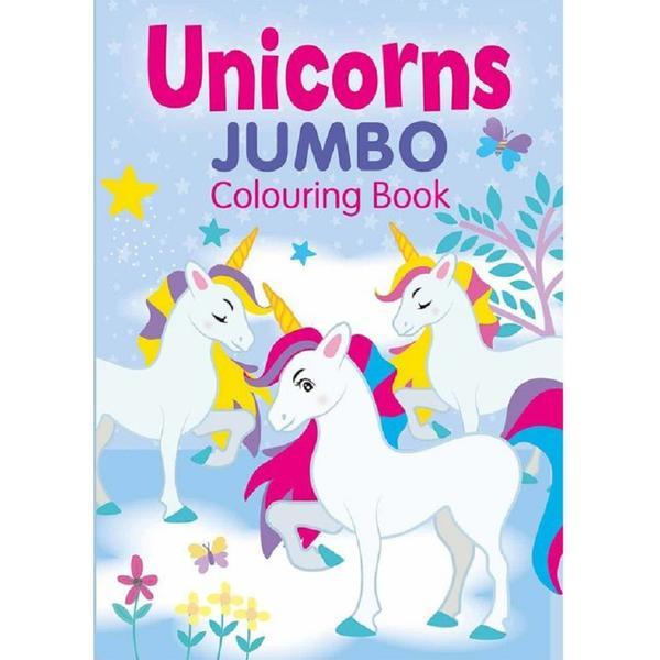 Unicorns. carte de colorat jumbo