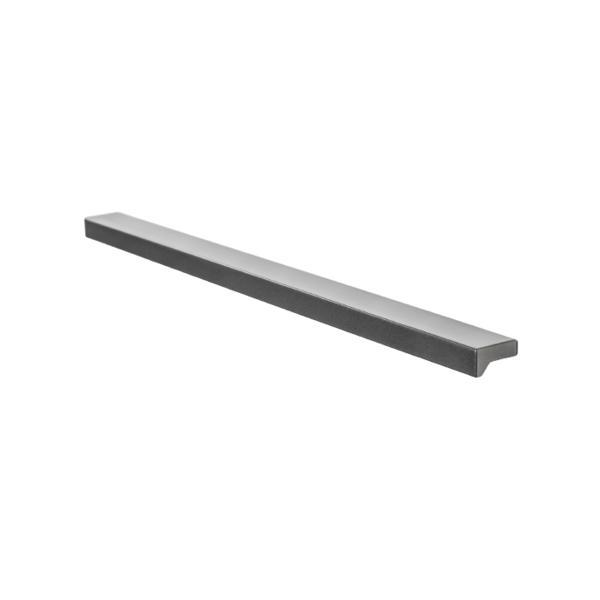 Maner pentru mobilier Angle, finisaj gri metalizat, L:200 mm - Viefe