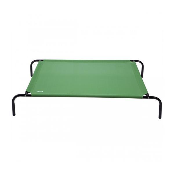 Pat inaltat pentru caini/pisici, marime xl, verde, 120 x 80 x 20 cm - caerus capital
