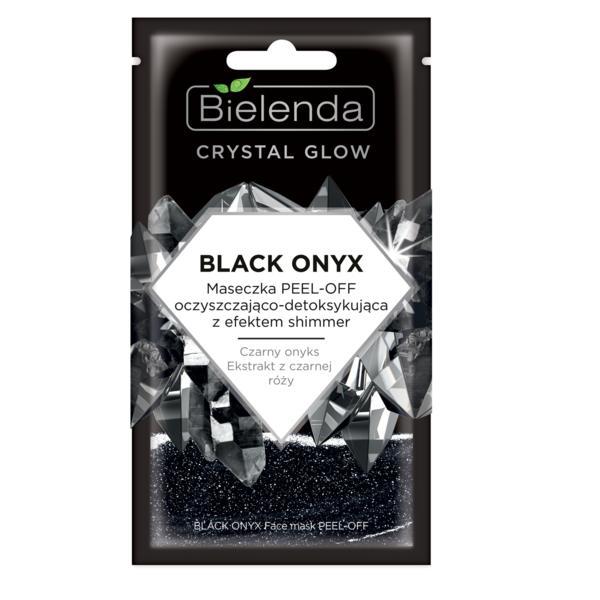 Masca de Fata PEEL-OFF Detoxifianta si cu Efect de Stralucire Bielenda Crystal glow black onyx 8g Bielenda