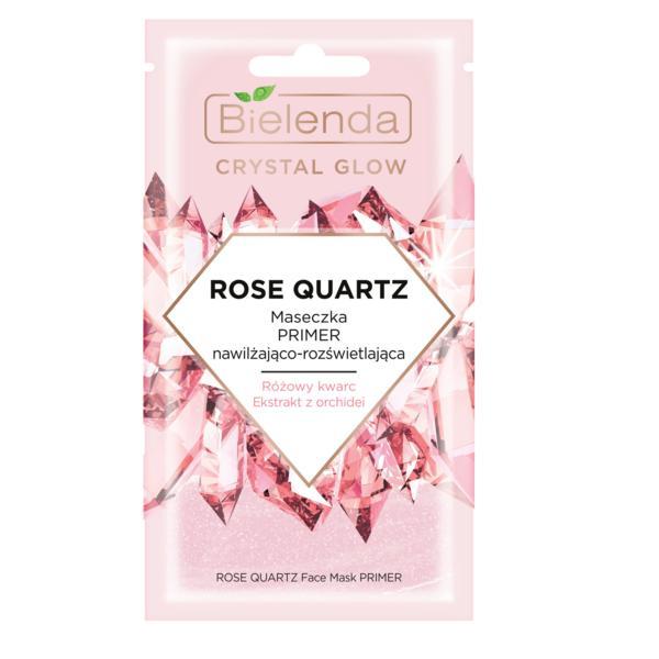 Masca de fata hidratanta si iluminatoare bielenda crystal glow rose quartz 8g