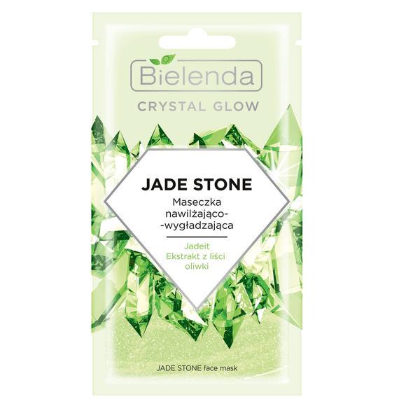 Masca de fata hidratanta si calmanta bielenda crystal glow jade stone 8g