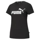 Tricou femei Puma Essentials Logo 58677401, XS, Negru