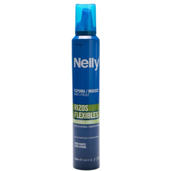 Spuma anti-frizz pentru par cret sau ondulat nelly, 250 ml