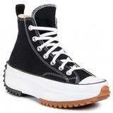 Tenisi unisex Converse Run Star Hike Hi 166800C, 35, Negru