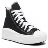 Tenisi femei Converse Chuck Taylor All Star Move Hi 568497C, 37.5, Negru