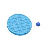 Set jucarie senzoriala antistres, Pop It Now, Push Bubble, Albastru + Bila albastra