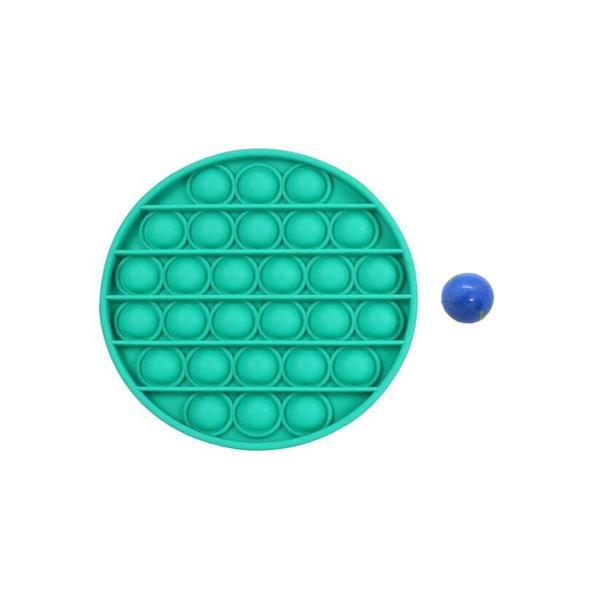 Set jucarie senzoriala antistres, Pop It Now, Push Bubble, Verde + Bila albastra