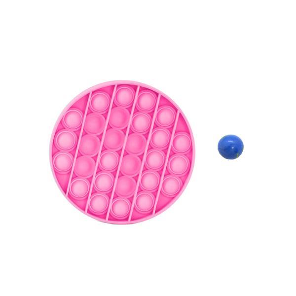 Set jucarie senzoriala antistres, Pop It Now, Push Bubble, Roz + Bila albastra