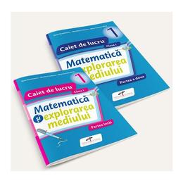 Set caiet matematica si explorarea mediului - clasa 1 - partea i+partea ii - iliana dumitrescu, nicoleta ciobanu, editura cd press